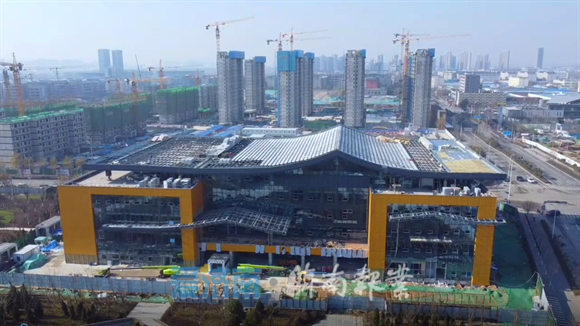 济南药山脚下建起新地标天桥区市民文化中心现身