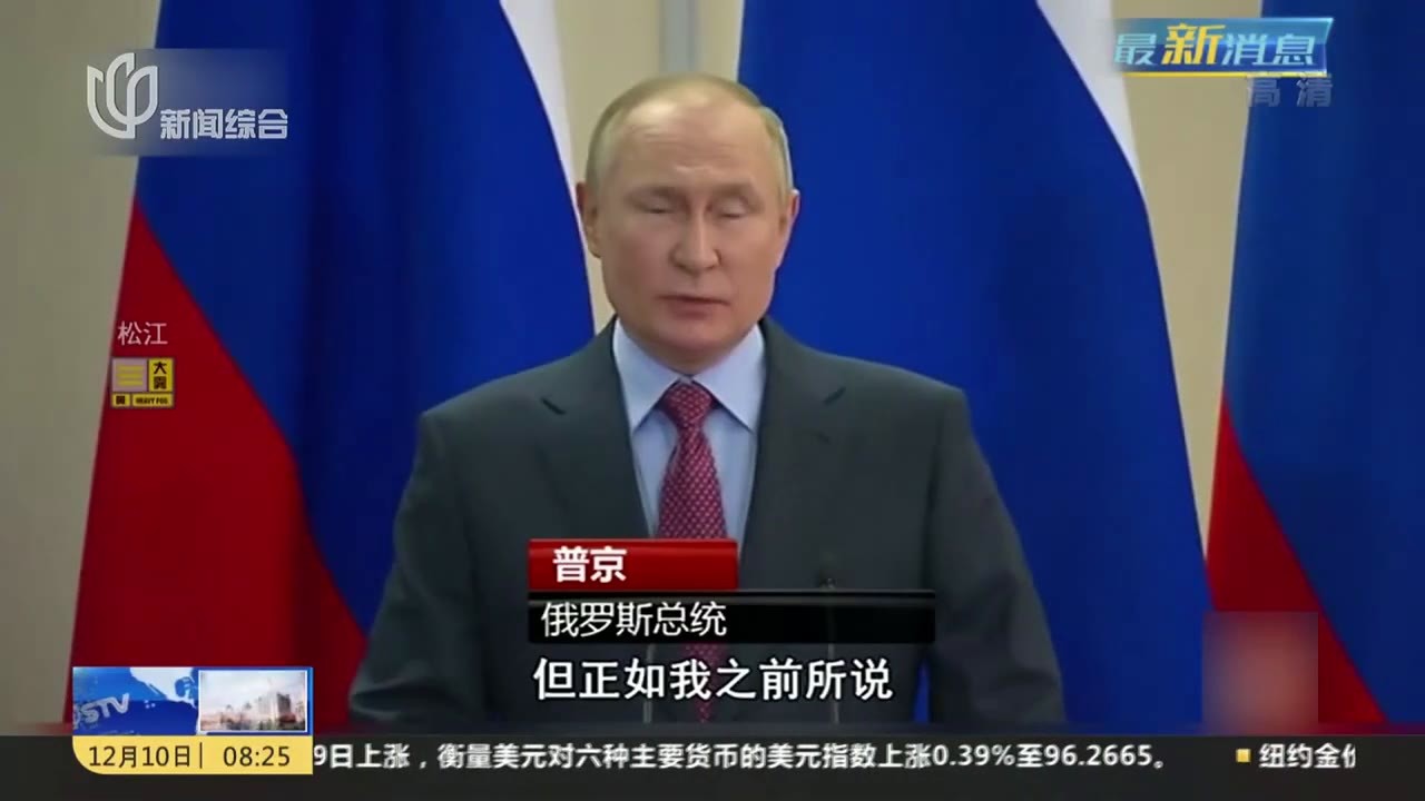 普京：俄罗斯对乌克兰可能加入北约表示担忧