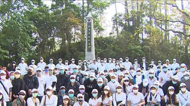 香港市民自发举行公祭仪式 悼念抗日烈士