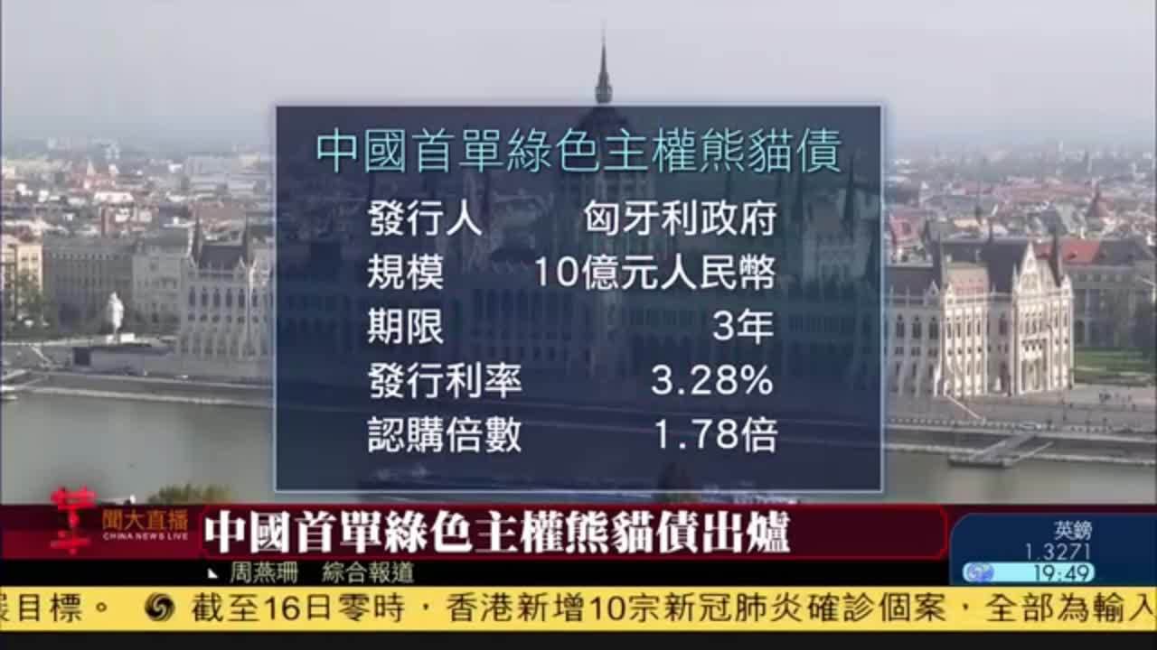 中国首单绿色主权熊猫债出炉