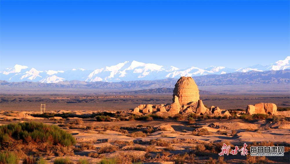 锁阳城塔尔寺遗址