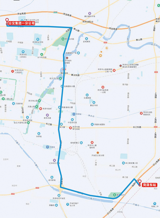 菏泽火车站实景地图图片
