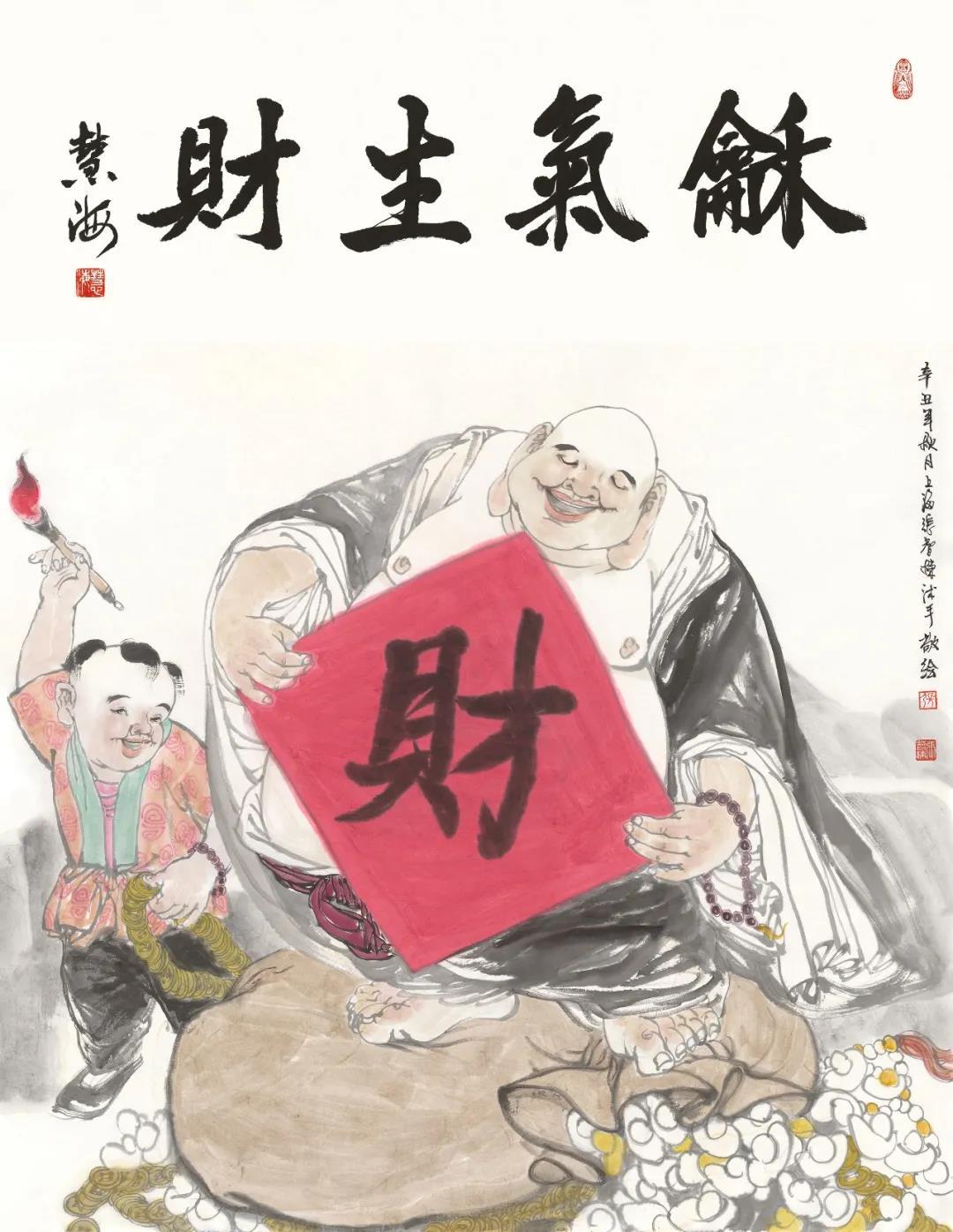 108幅弥勒像抵达厦门，张智棟人间弥勒作品展值得期待