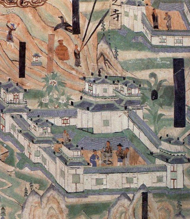 壁画中的无忧花