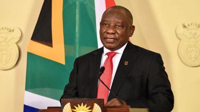 南非总统新冠检测呈阳性 暂将所有事务委托给副总统