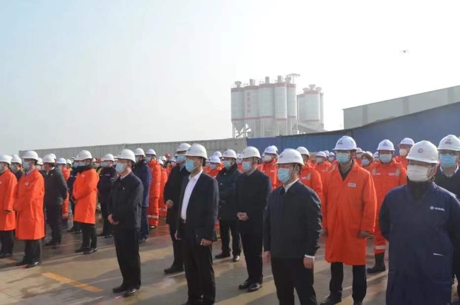 国家管网集团龙口南山LNG接收站项目成功顶升