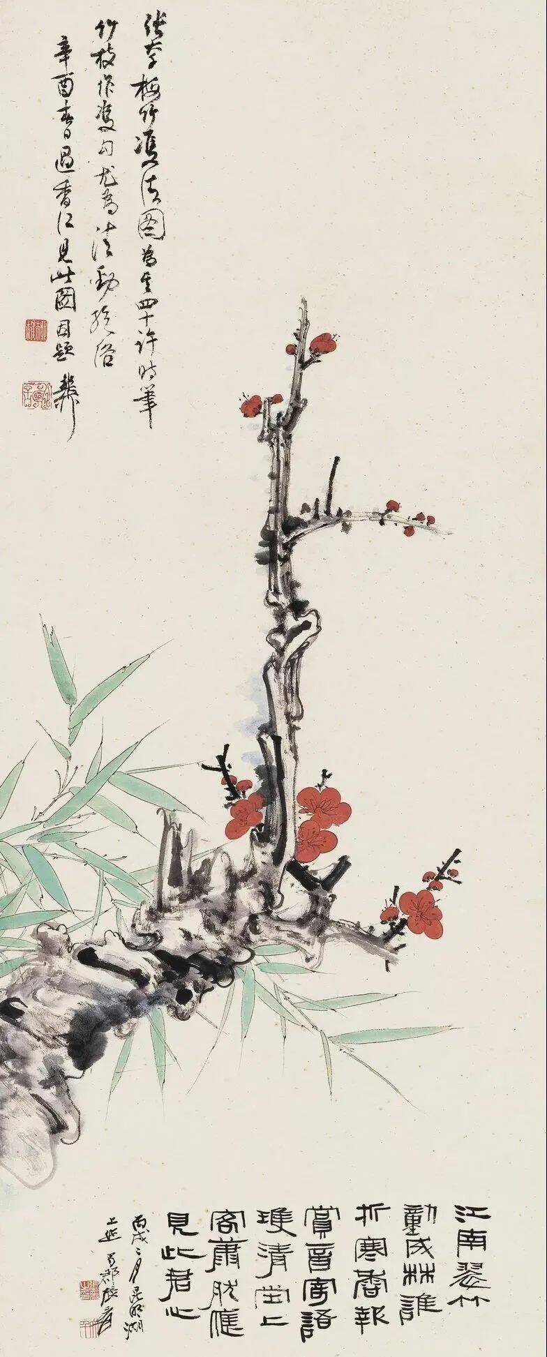 张大千花鸟画50幅