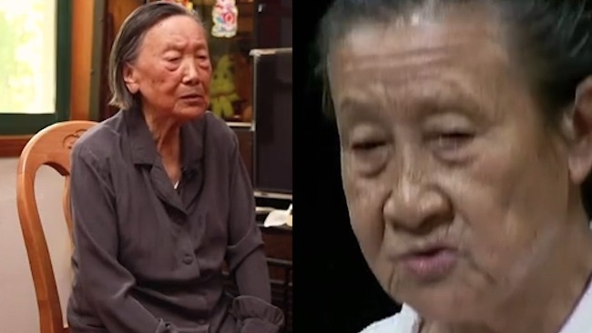南京大屠杀幸存者：和4岁妹妹在死人桌下躲了十天
