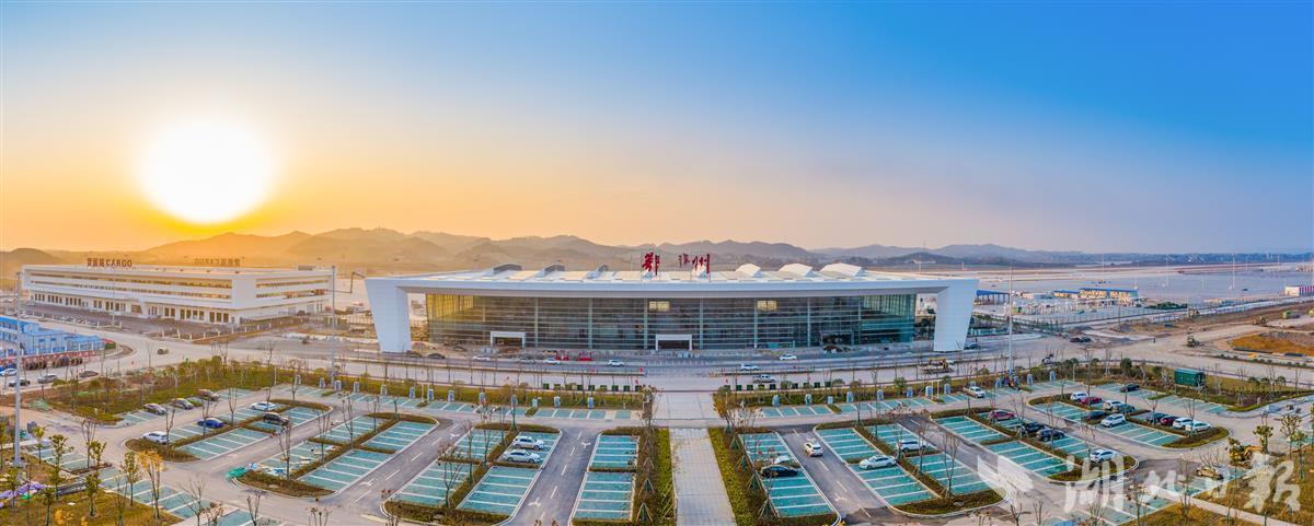 最新面貌鄂州花湖机场校飞在即