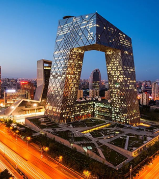 从中央电视台新址,到世界瞩目的水立方,再到北京第一高度中国尊,中国