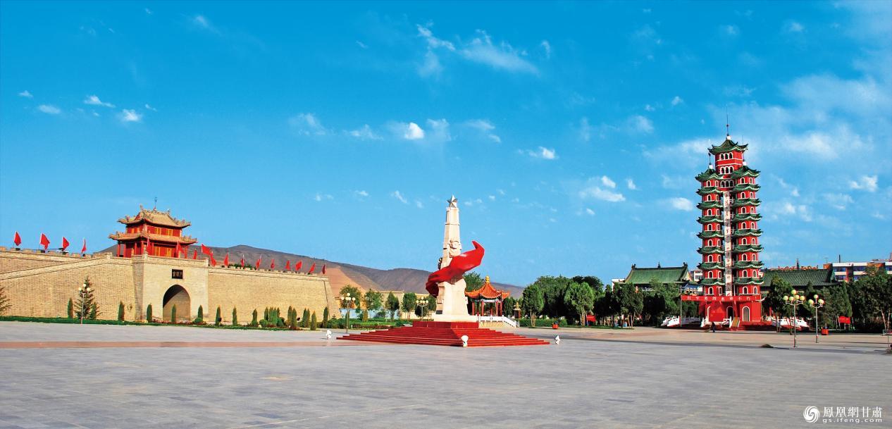 红军会师纪念馆是人们缅怀革命先烈，接受爱国主义教育的游览胜地。白银市文旅局供图