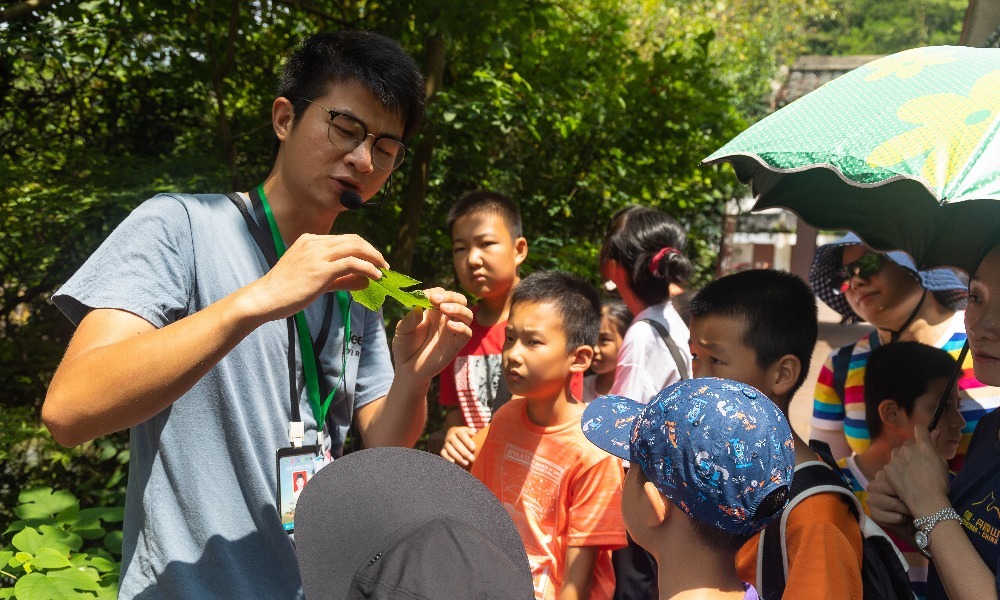 地质科普体验课程现场照。通讯员供图