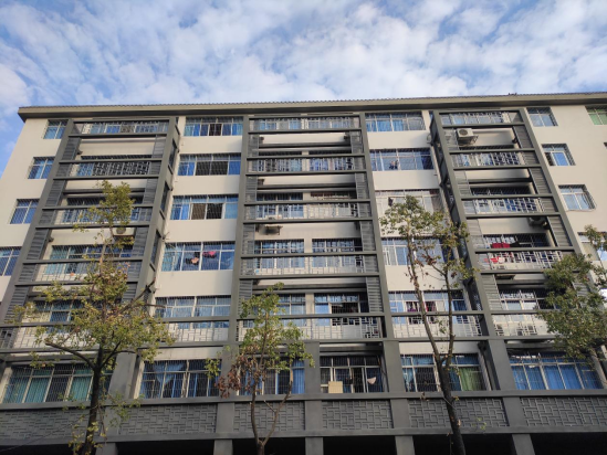 改造后的楼房外景