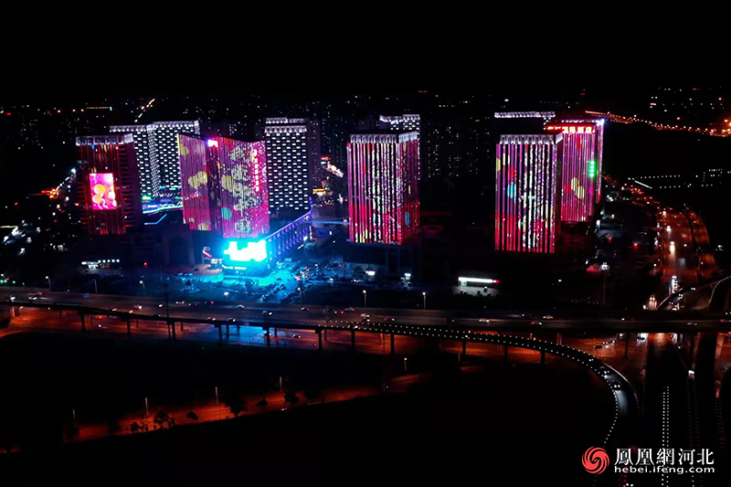石家庄桥西区夜景
