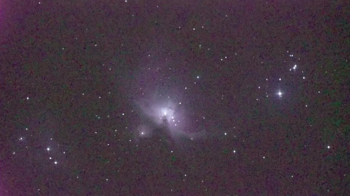 猎户座星云，这才是望远镜中最真实的样子