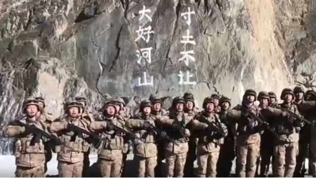 气壮山河加勒万河谷英雄部队的新年祝福