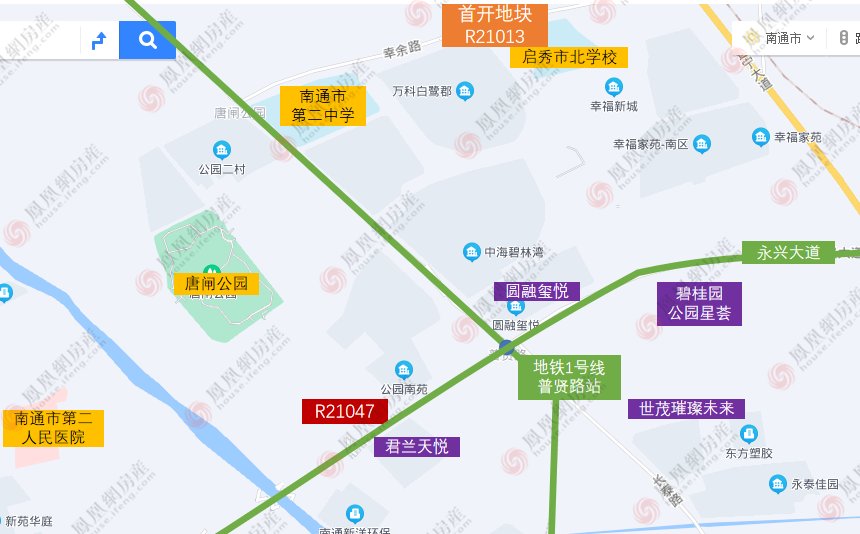 凰家速地绿城落子新东区盛和连拿8宗地2022年南通土拍首战打响