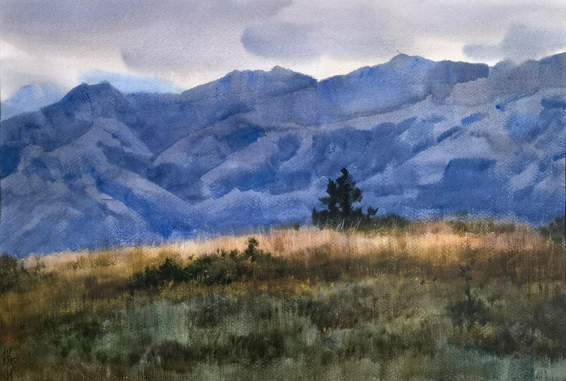 风景 纸本水彩 35&times;50cm