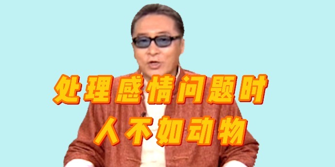 李敖：处理感情问题时 人不如动物