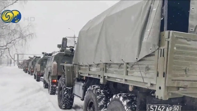 凤凰直击 | 哈萨克斯坦骚乱尚未平息 俄军部队携装甲车抵达