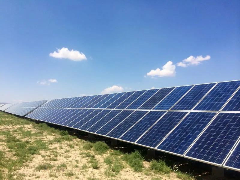 20.5万千瓦存量光伏项目建设现场