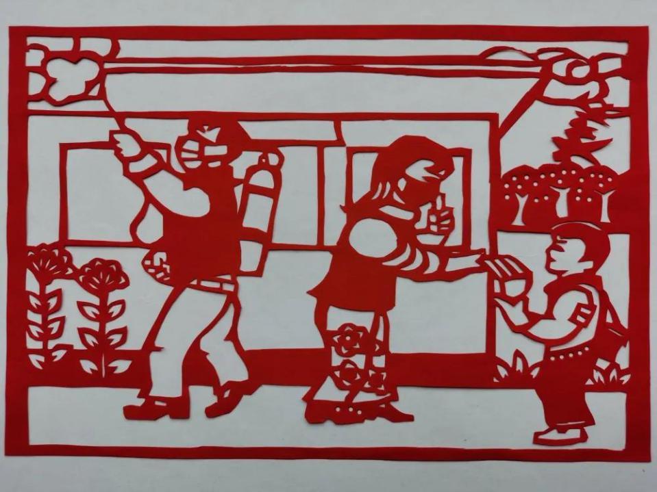 社区防疫宣传 作者:高玉泉(学生)