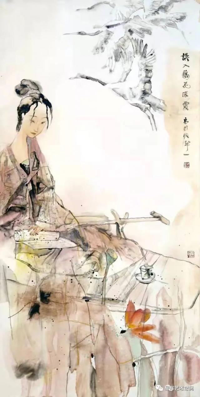 登岱观海水不扬波著名画家岳海波的艺术之路和绘画评述