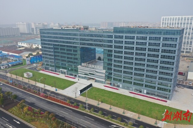 （湖南大数据交易所全景图。湖南日报•新湖南客户端记者 田超 摄）