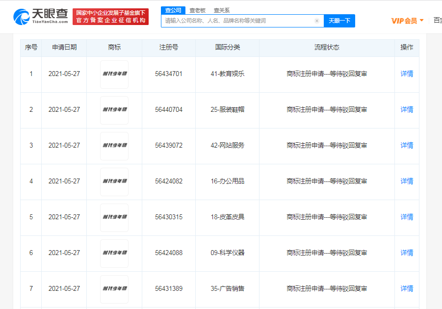 时代峰峻多个“时代少年团”商标被驳回