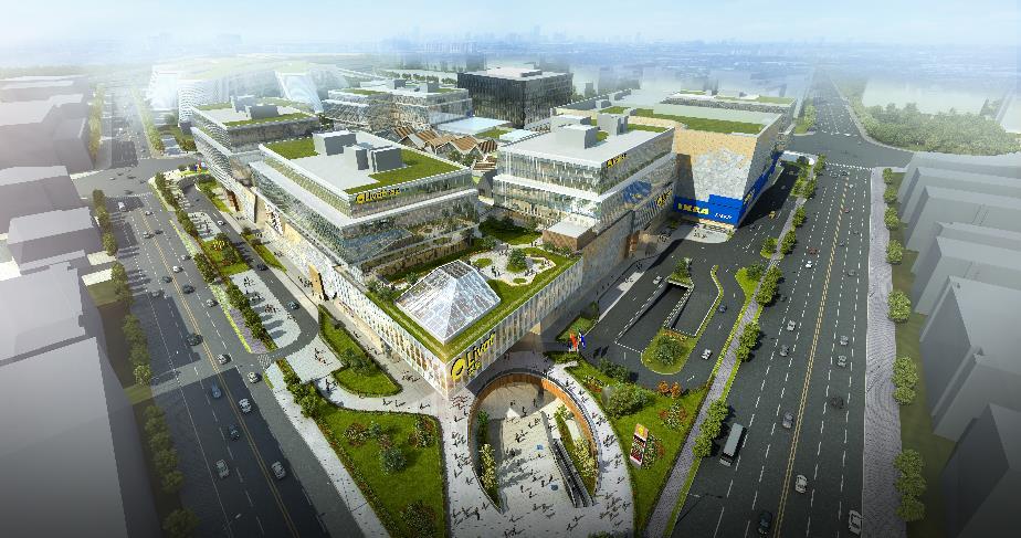 打造多元业态集聚体 上海荟聚综合体项目塔楼钢结构封