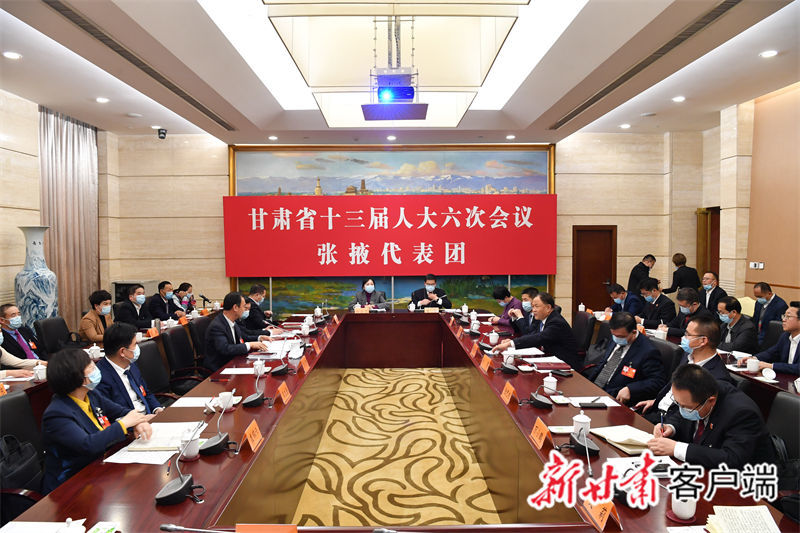 张掖代表团审议省人大常委会工作报告、省高级人民法院工作报告、省人民检察院工作报告