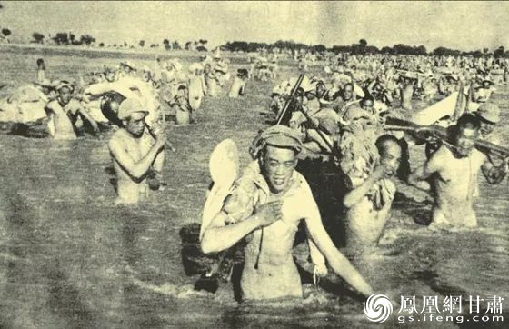红军突破渭河封锁线 武山县融媒体中心供图