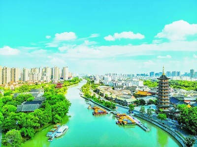 里运河文化长廊清江浦景区 王昊摄/光明图片