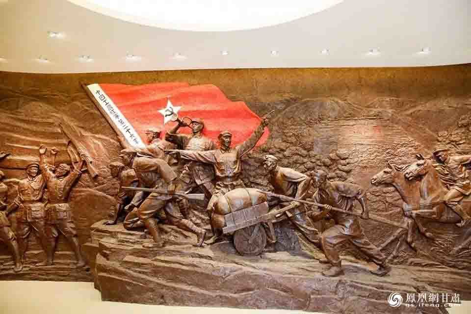 陕甘红军纪念馆序厅展现太白起义的场景 庆阳市委网信办供图