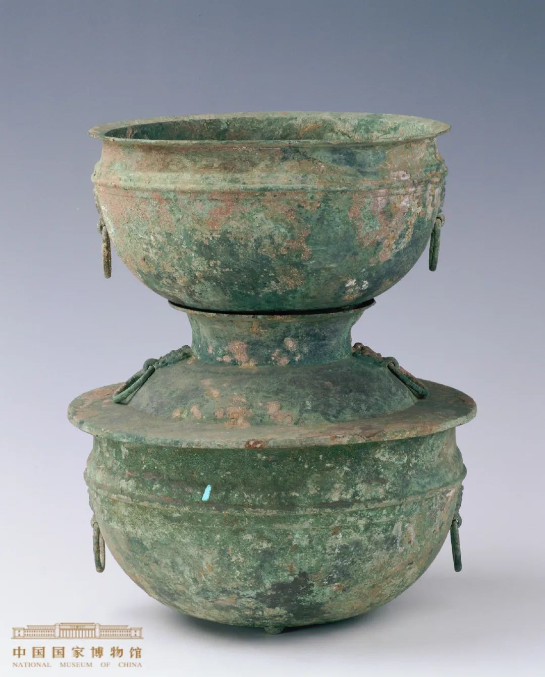 铺首衔环青铜甗 汉（公元前206-—220年）