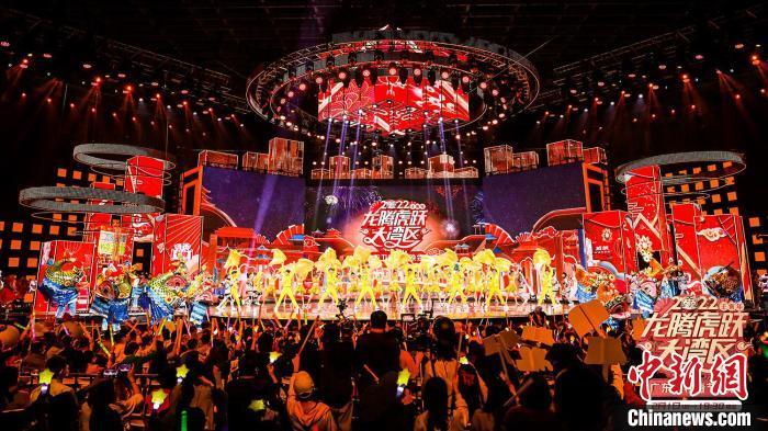 2022龙腾虎跃大湾区广东卫视春节晚会录制现场 广东卫视 供图