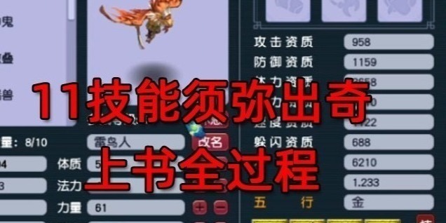 梦幻西游辣条哥：11技能须弥出奇雷鸟人上书全过程