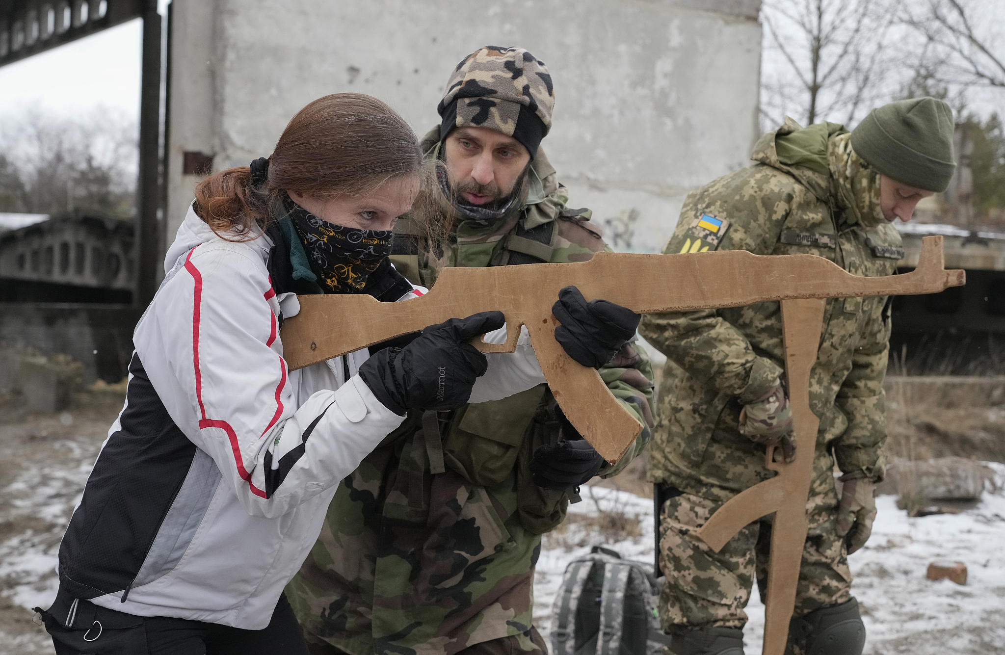 阅兵仪式上的乌克兰女兵颜值都比较高