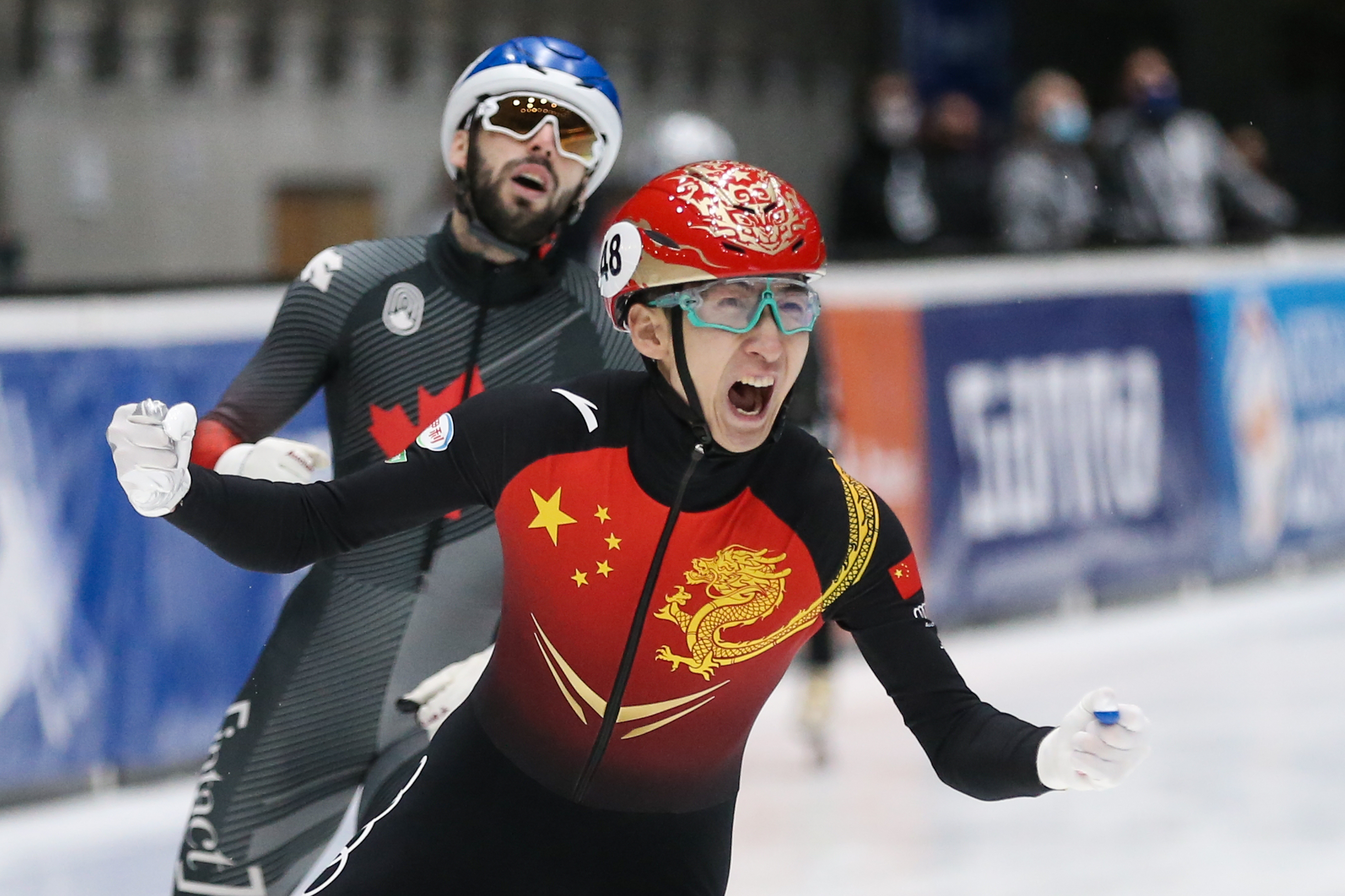 平昌冬奧會上的武大靖2月5日,北京冬奧會短道速滑比賽將拉開帷幕,當晚