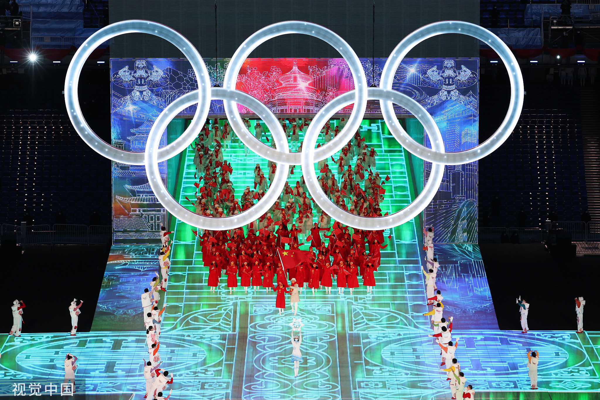冬奥会中国开幕式图片
