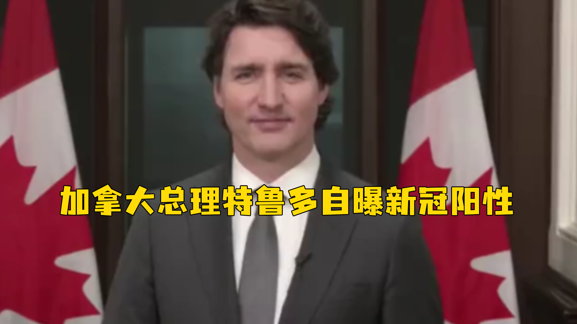加拿大总理特鲁多自曝新冠阳性