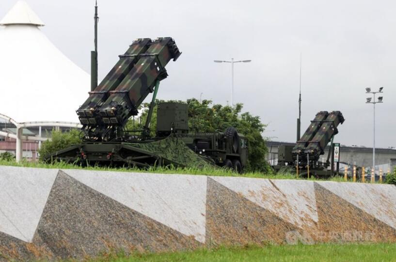“爱国者”三型导弹发射车。台湾“中央社”资较照片