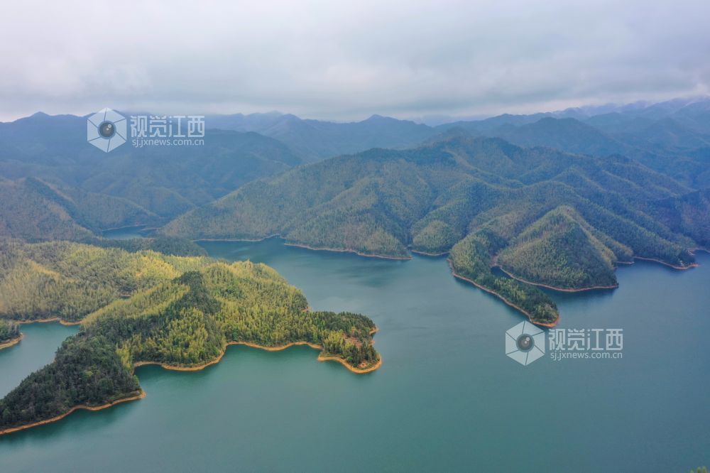 江西芦溪山口岩水库美景如画