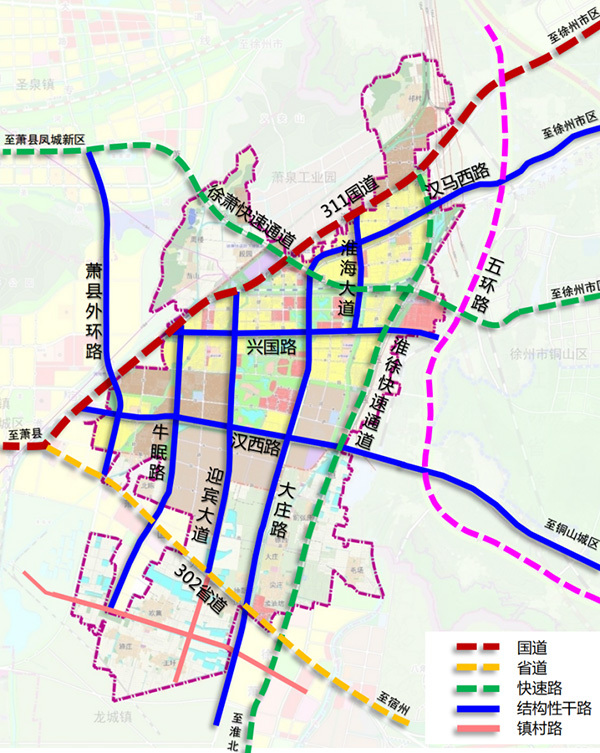 安徽淮北段园镇苏皖交界的飞地已成融入徐州桥头堡