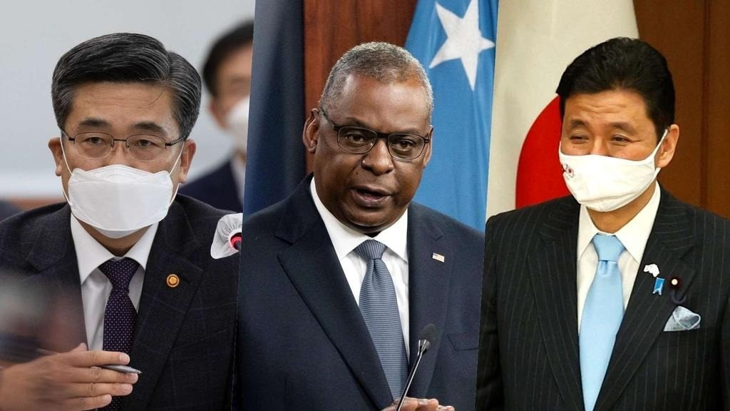 美日韩防长通电话讨论朝鲜导弹威胁