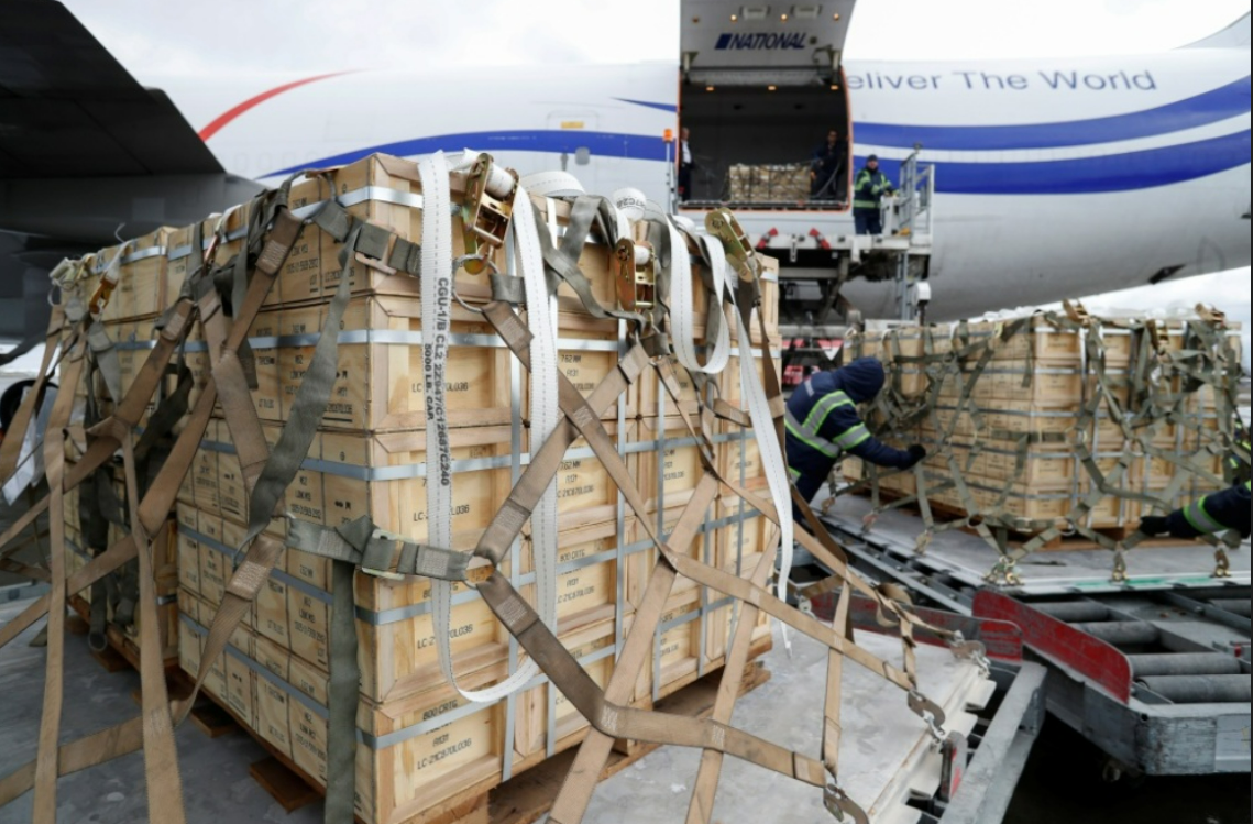 有毒的糖果乌克兰接收最新一批美国援助军事物资