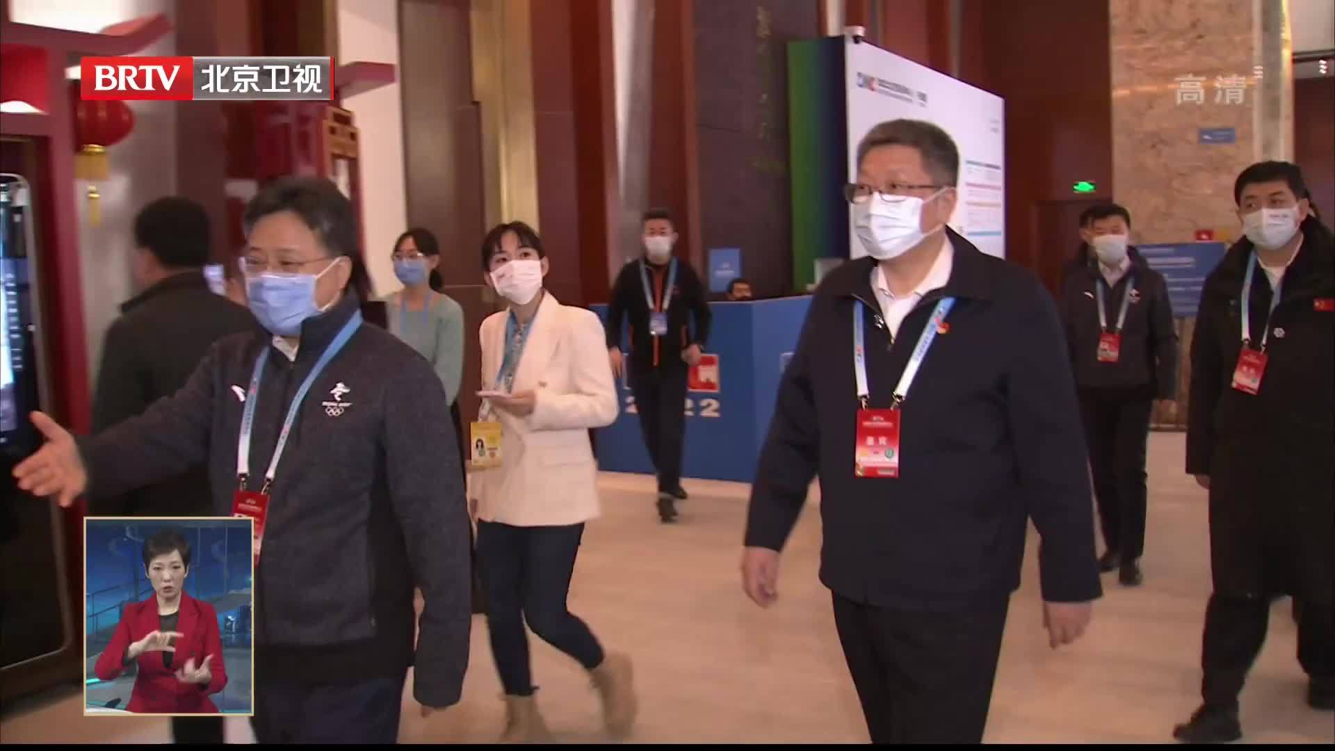市领导慰问2022北京新闻中心工作人员