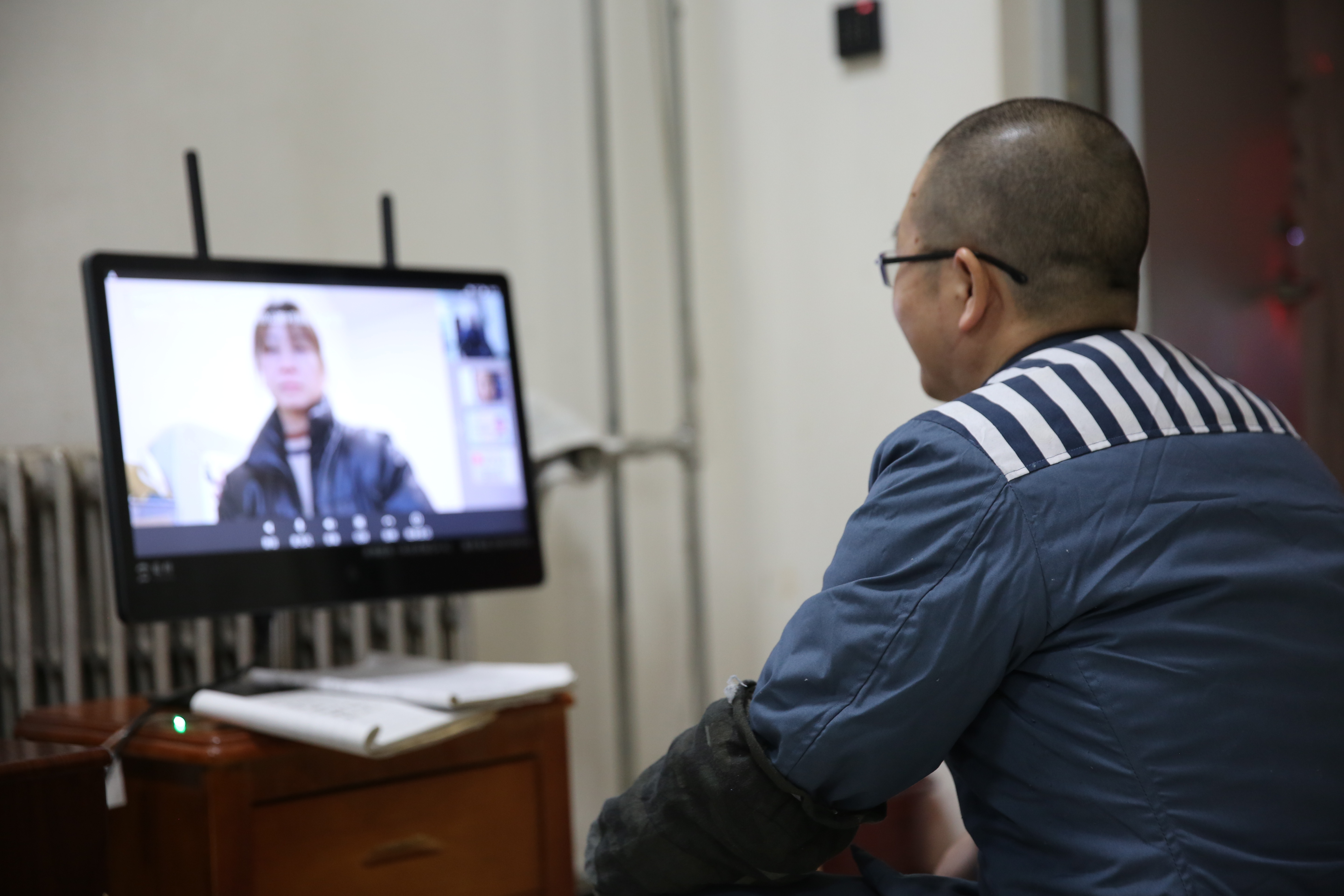 陕西省未管所春节期间组织开展特殊会见工作