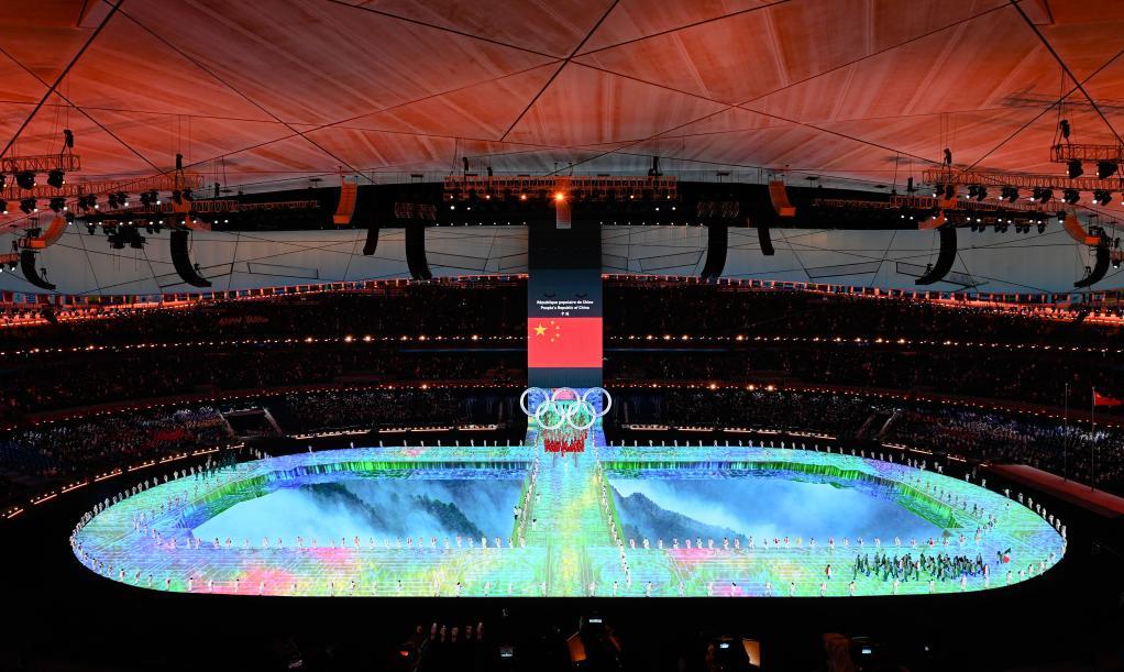 2月4日晚,第二十四届冬季奥林匹克运动会开幕式在北京国家体育场举行