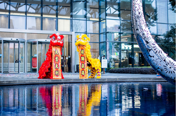 长沙世茂环球金融中心开工大吉活动实景图